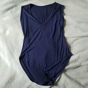 Blue bodysuit